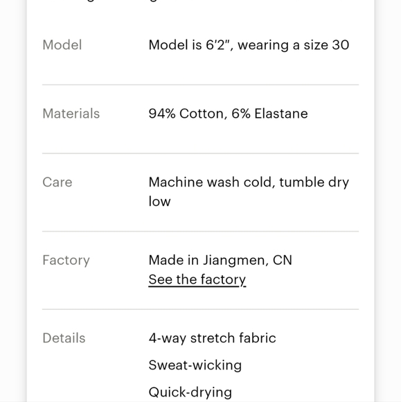 EVERLANE 9" Slim Fit Shorts - Pewter Green - Picture 14 of 14